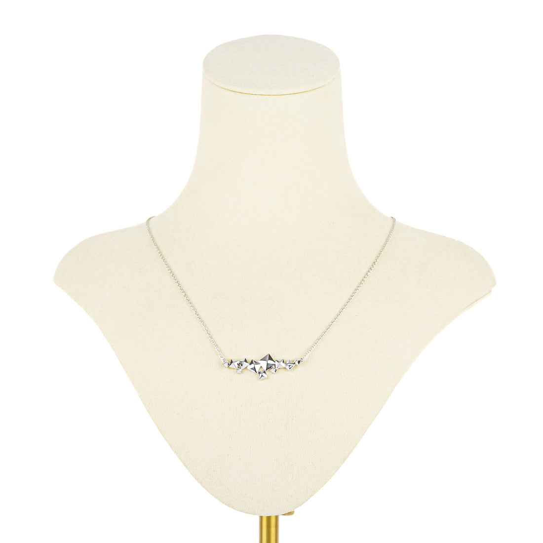 BIRKS Sterling Silver Rock And Pearl Cluster Necklace