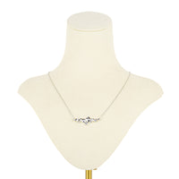 BIRKS Sterling Silver Rock And Pearl Cluster Necklace