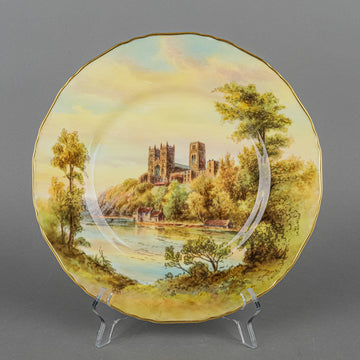 ROYAL WORCESTER Durham Cathedral Cabinet Plate