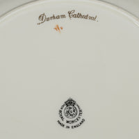 ROYAL WORCESTER Durham Cathedral Cabinet Plate