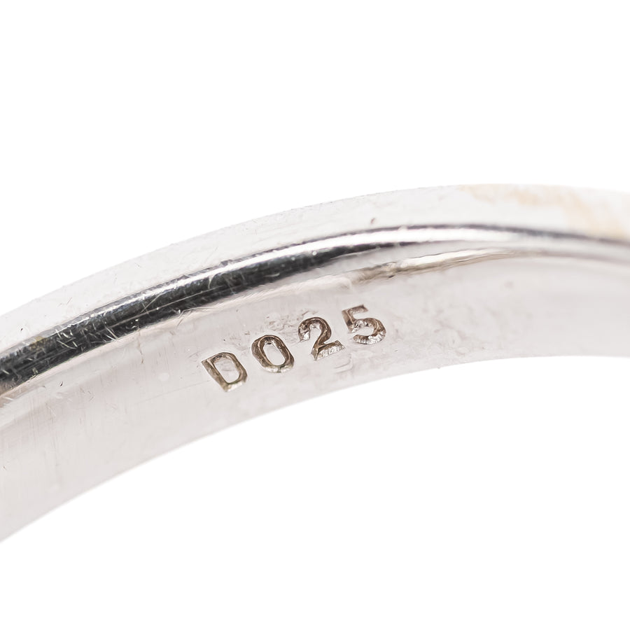 18K White Gold South Sea Pearl Diamond Oval Ring