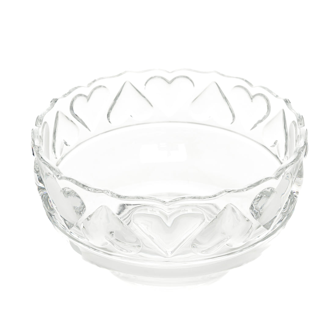TIFFANY & CO Hearts Crystal Bowl