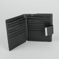 GUCCI Black GG Canvas Foldover Wallet