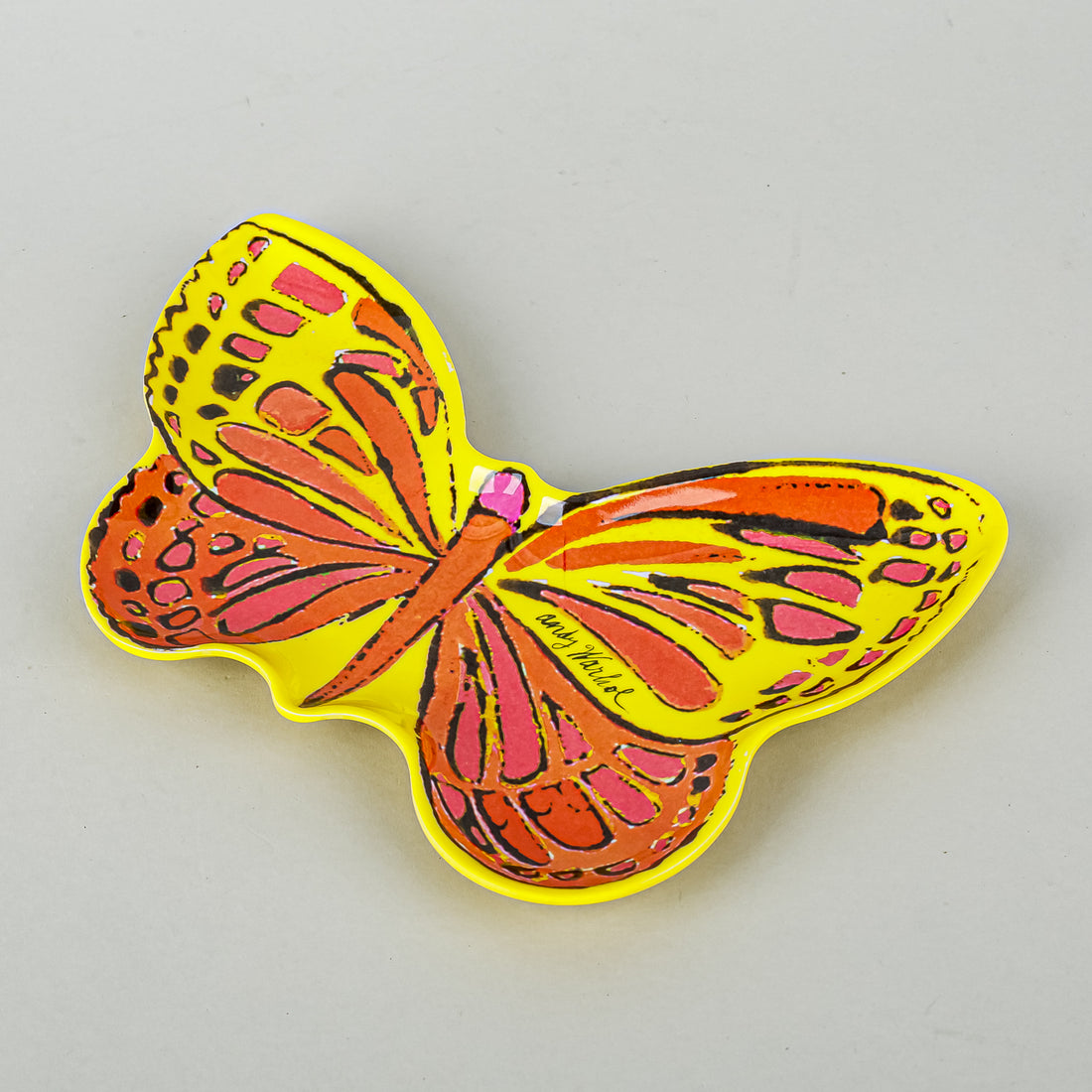 PRECIDIO OBJECTS Andy Warhol Butterfly Plates Set Of 4