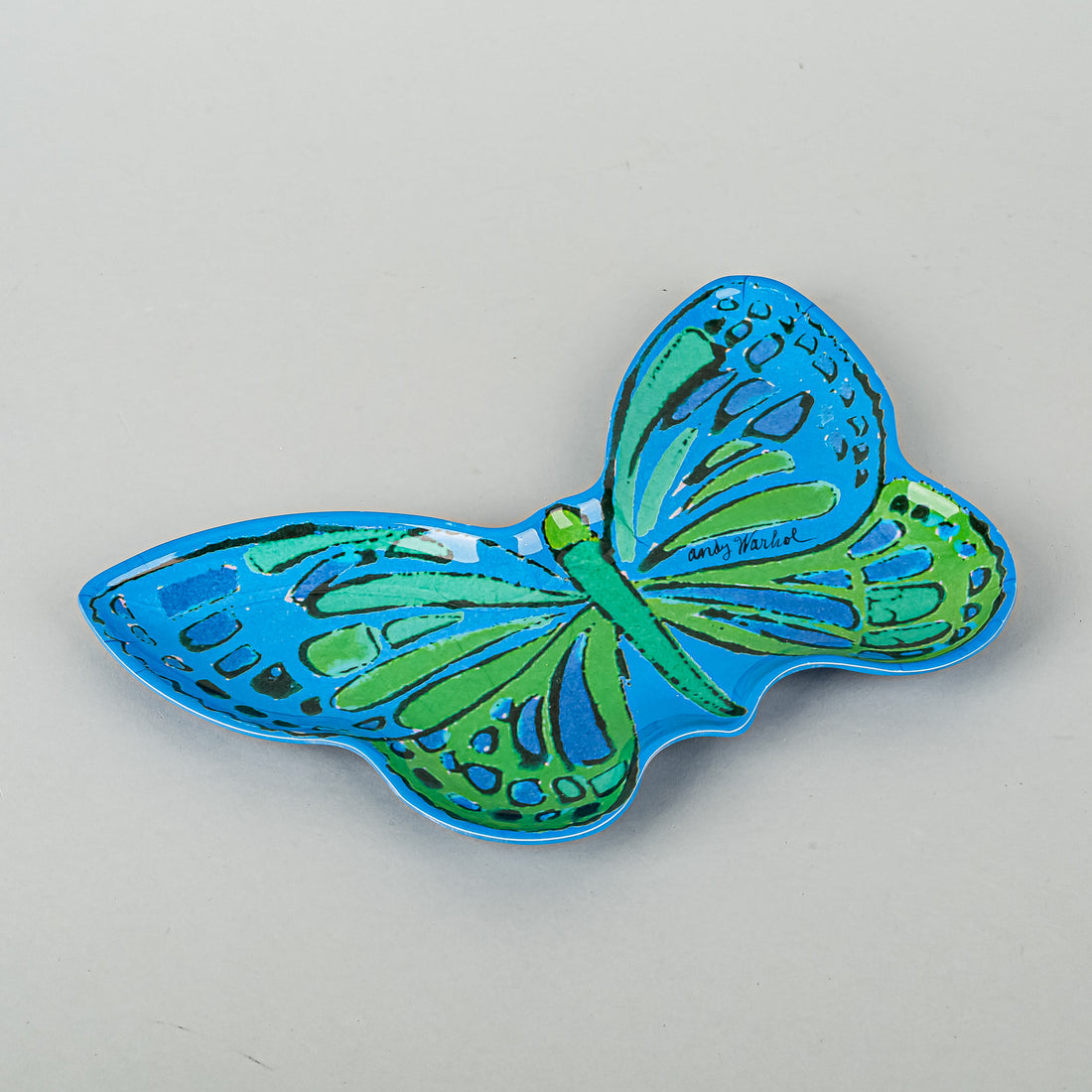 PRECIDIO OBJECTS Andy Warhol Butterfly Plates Set Of 4