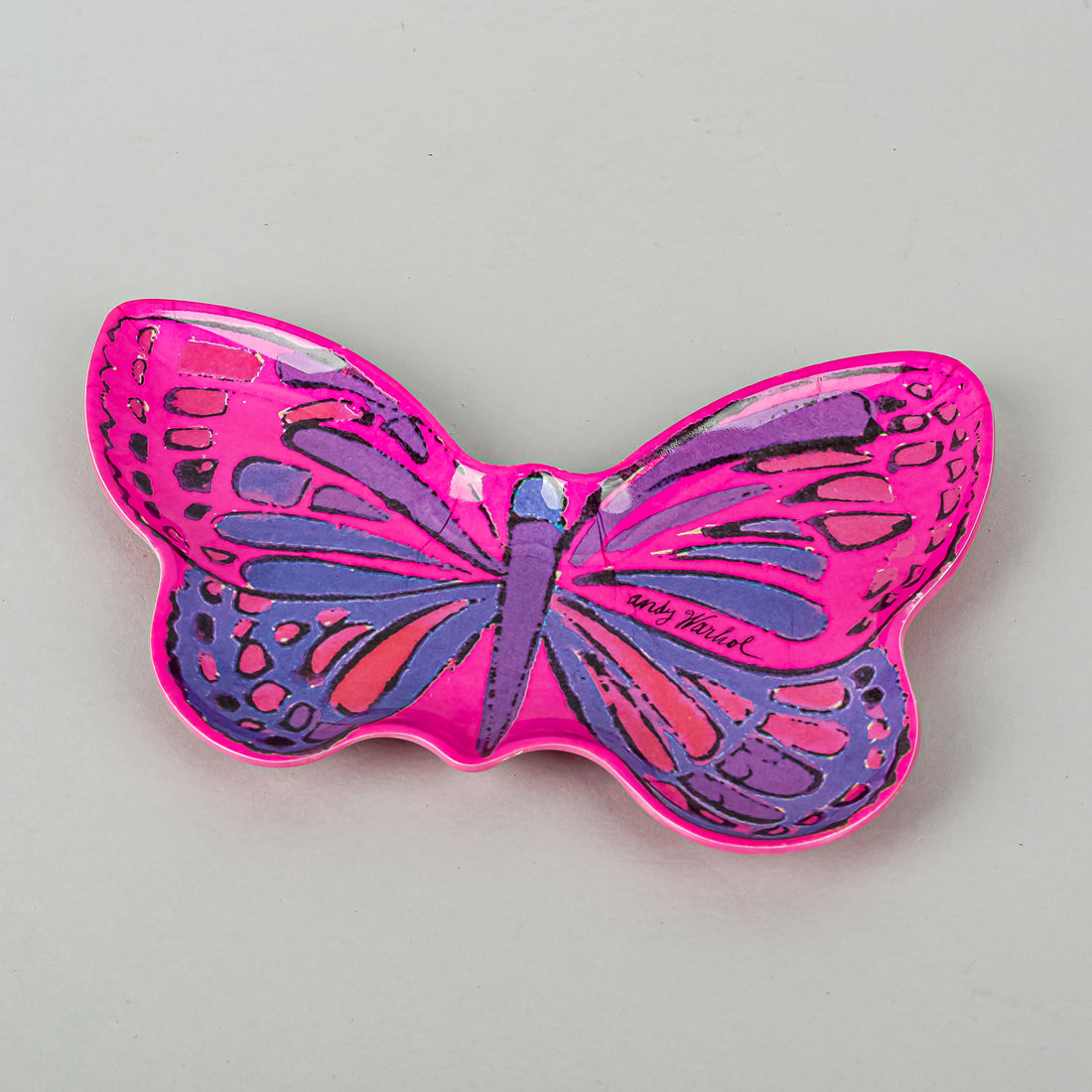 PRECIDIO OBJECTS Andy Warhol Butterfly Plates Set Of 4