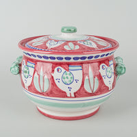 SOLIMENE VIETRI Campagna Chicken Lidded Casserole/Tureen