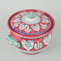 SOLIMENE VIETRI Campagna Chicken Lidded Casserole/Tureen
