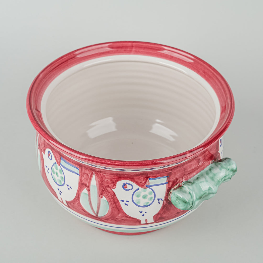 SOLIMENE VIETRI Campagna Chicken Lidded Casserole/Tureen