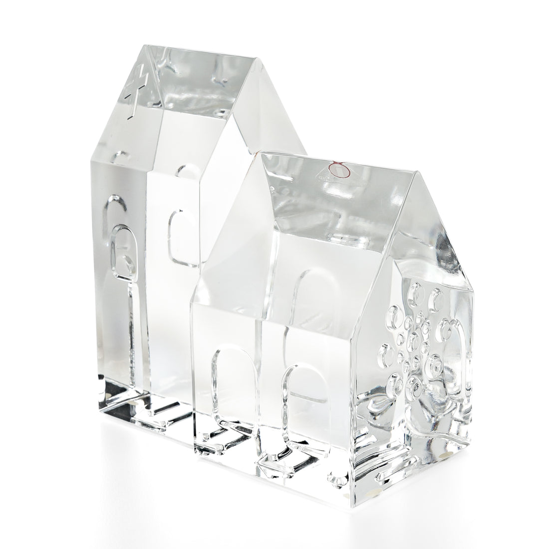 IITTALA Jorma Vennola VILLAGE Glass Church Sculp