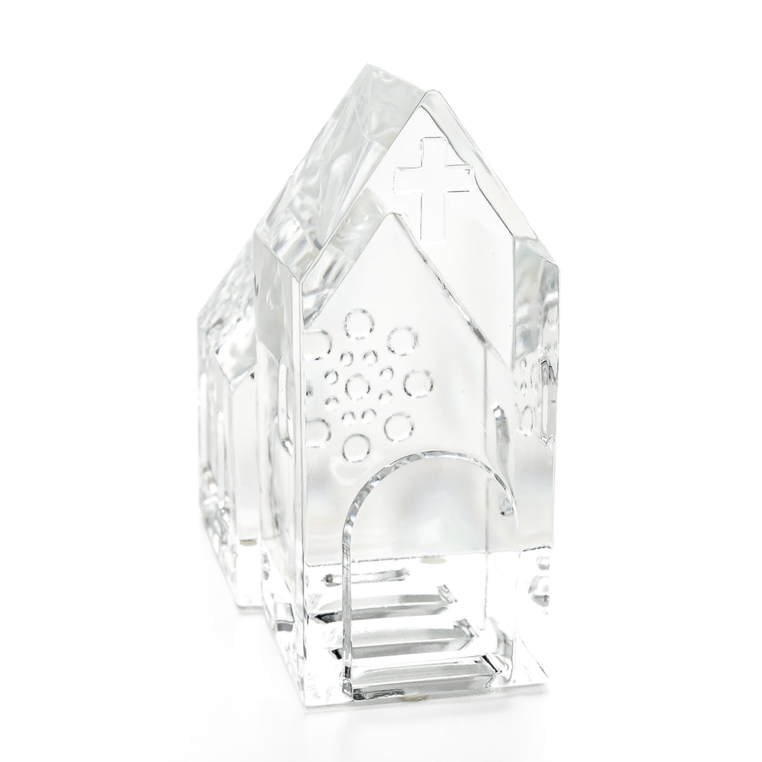 IITTALA Jorma Vennola VILLAGE Glass Church Sculp