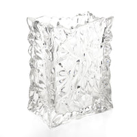 ROSENTHAL Crystal Crumpled Bag Vase
