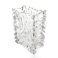ROSENTHAL Crystal Crumpled Bag Vase