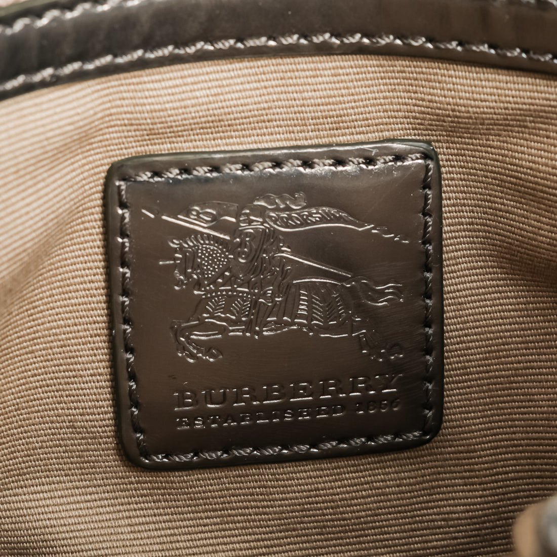BURBERRY Gunmetal Gray Supernova "Dryden" Crossbody Handbag