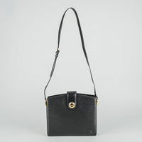 LOUIS VUITTON Vintage Capucine Black Epi Leather Handbag