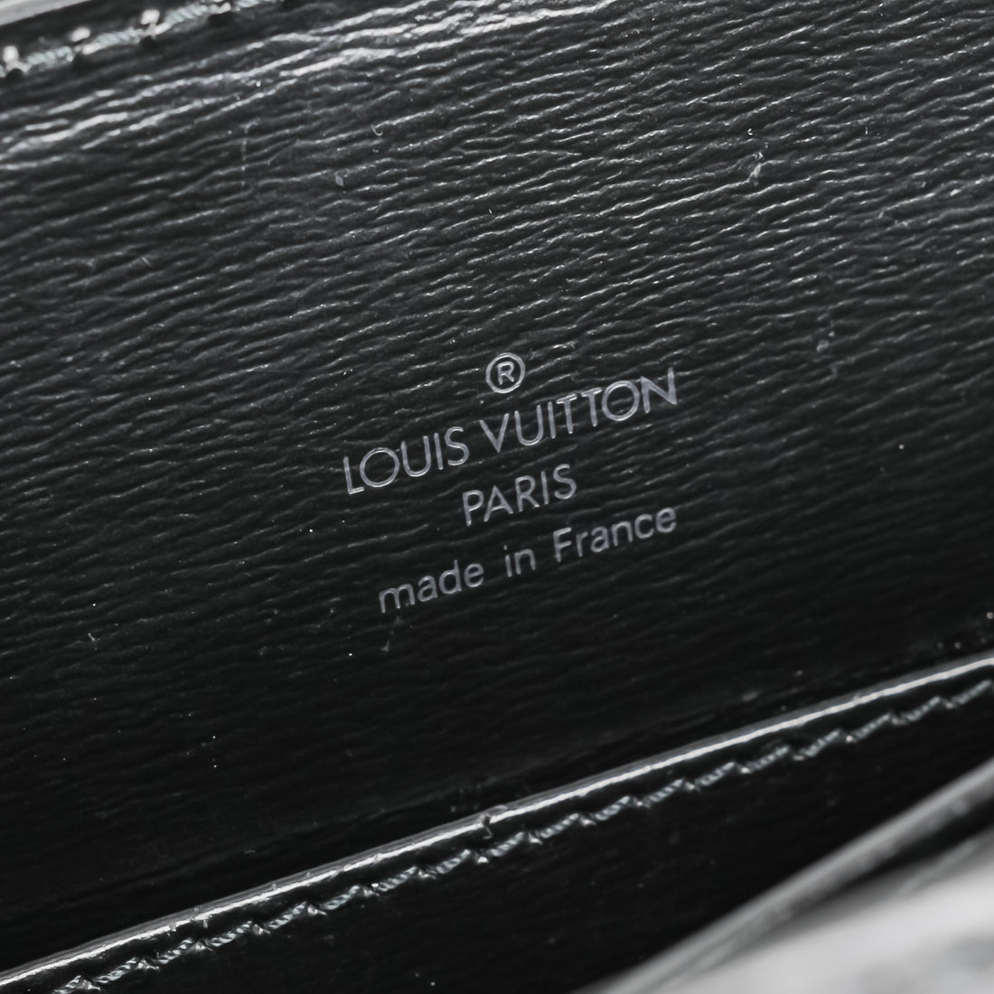 LOUIS VUITTON Vintage Capucine Black Epi Leather Handbag