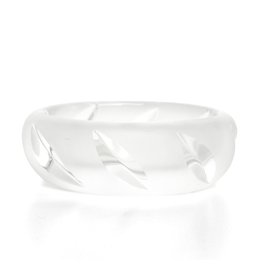 LALIQUE Yseult Oval Salt Cellar