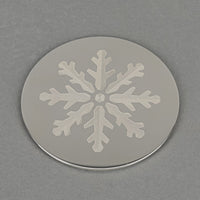 TIFFANY & CO Sterling Silver Coaster - Snowflake