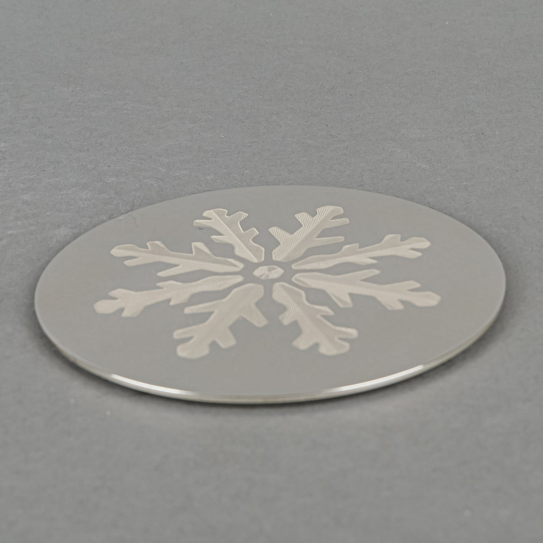 TIFFANY & CO Sterling Silver Coaster - Snowflake