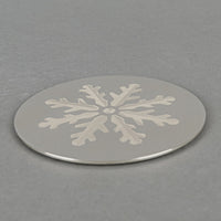 TIFFANY & CO Sterling Silver Coaster - Snowflake