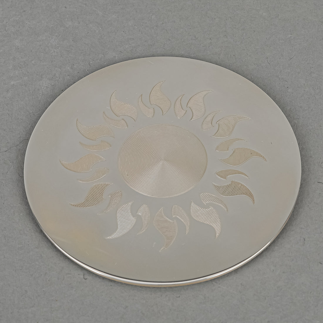 TIFFANY & CO Sterling Silver Coaster - Sunburst