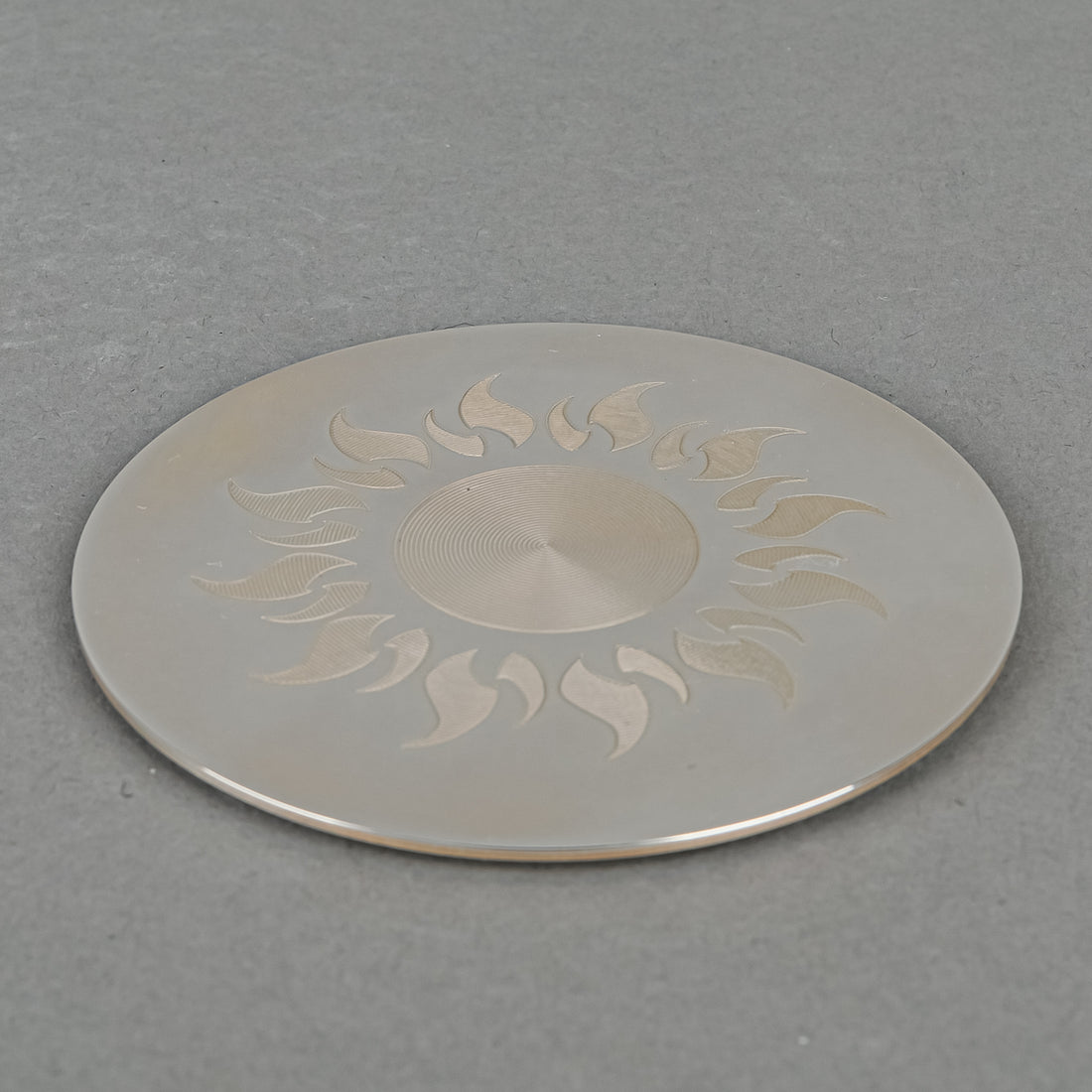 TIFFANY & CO Sterling Silver Coaster - Sunburst