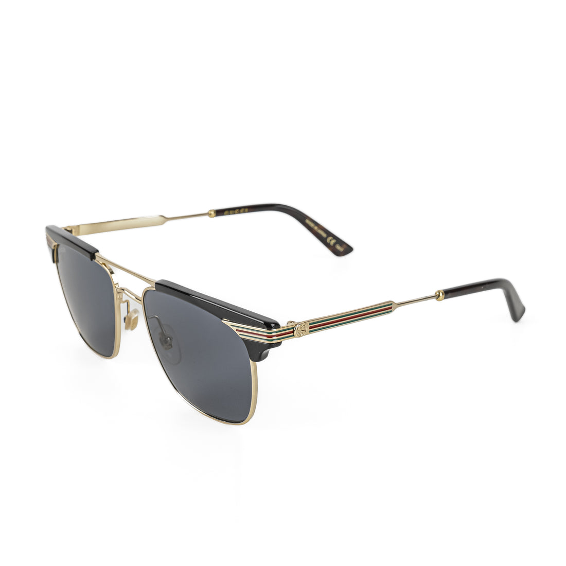 GUCCI Web Accent Wayfarer Sunglasses