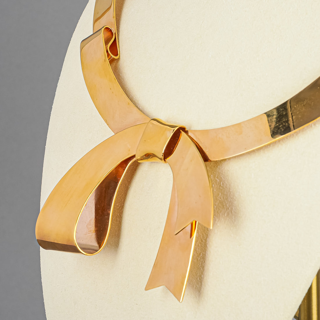 ETRO Gold-Tone Bow Collar Necklace
