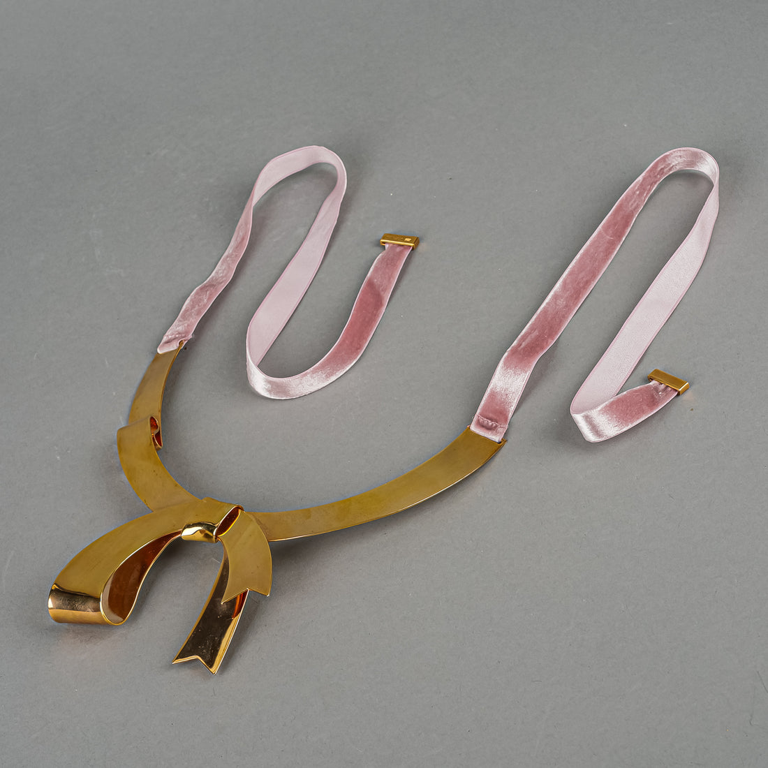 ETRO Gold-Tone Bow Collar Necklace