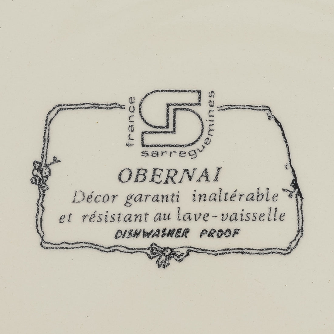 SARREGUEMINES Obernai Charger/Platter