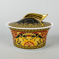 ROSENTHAL VERSACE Medusa Red Covered Sugar
