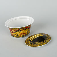 ROSENTHAL VERSACE Medusa Red Covered Sugar