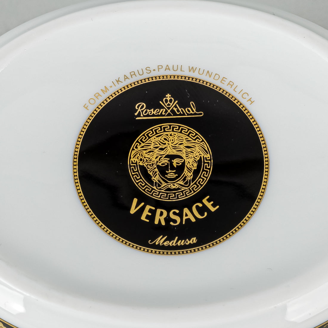 ROSENTHAL VERSACE Medusa Red Covered Sugar