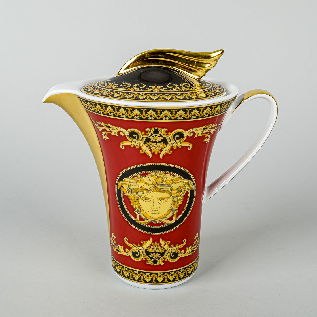 ROSENTHAL VERSACE Medusa Red Covered Creamer