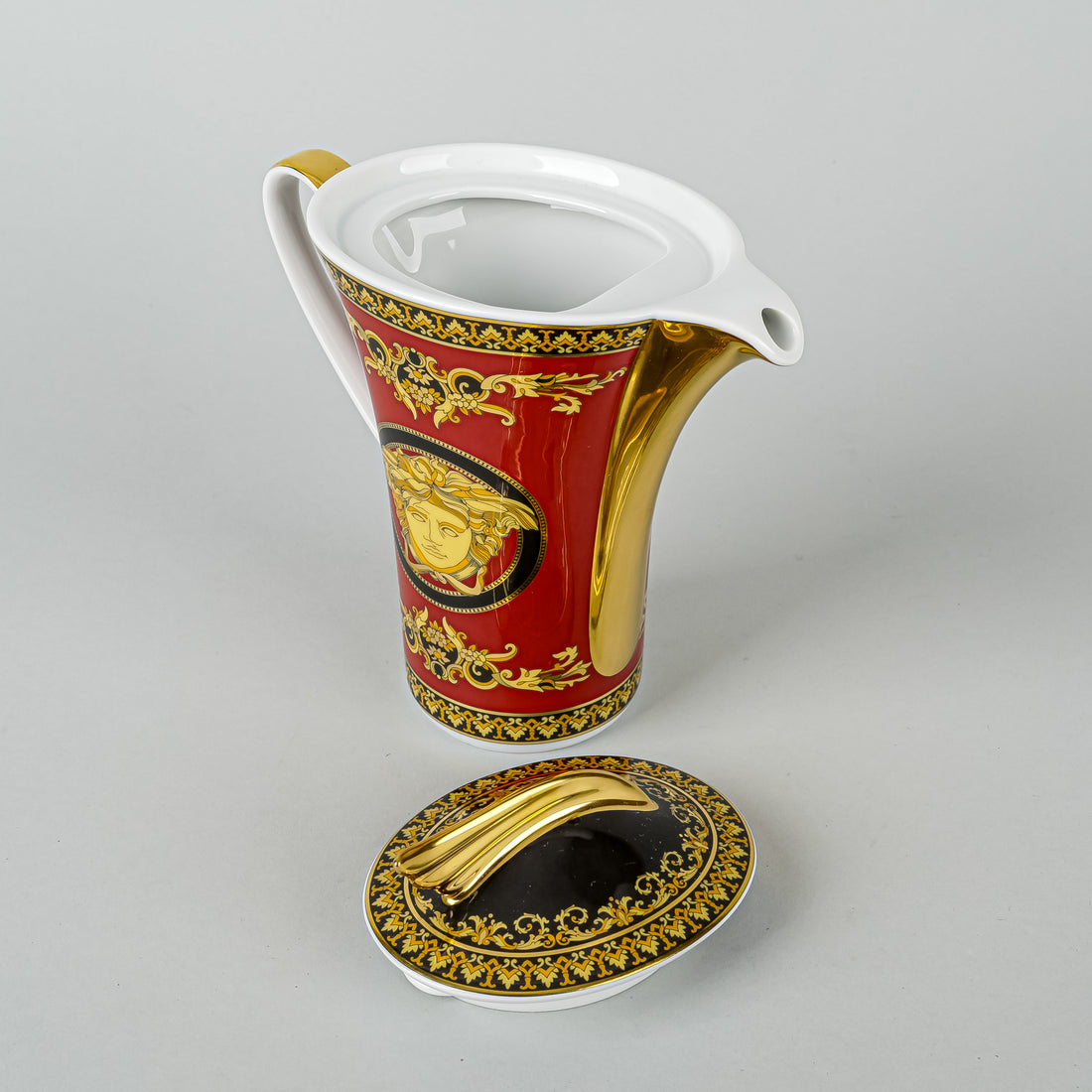 ROSENTHAL VERSACE Medusa Red Covered Creamer