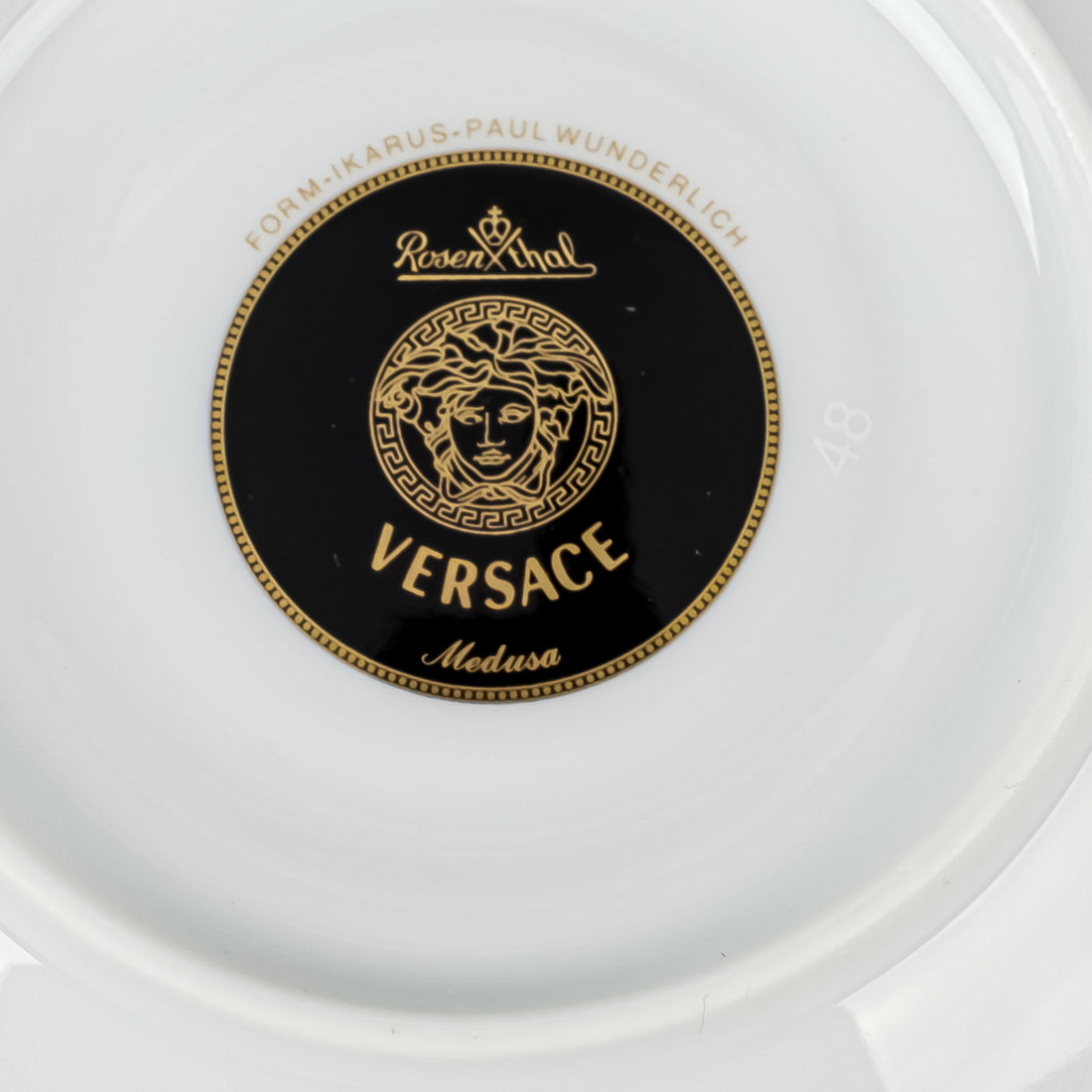 ROSENTHAL VERSACE Medusa Red Cup & Saucer
