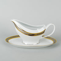 PHILIPPE DESHOULIERES Orleans Gravy Boat And Stand