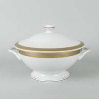 PHILIPPE DESHOULIERES Orleans Footed Covered Serving Bowl