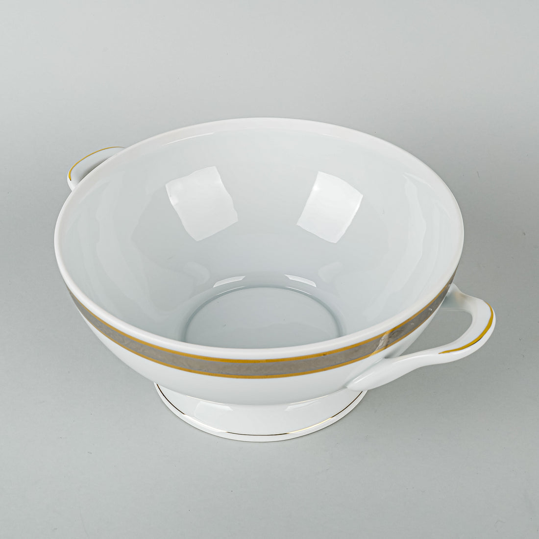 PHILIPPE DESHOULIERES Orleans Footed Covered Serving Bowl