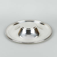 CHRISTOFLE Perles Silverplate Covered Soup Tureen And Stand 3 Pieces