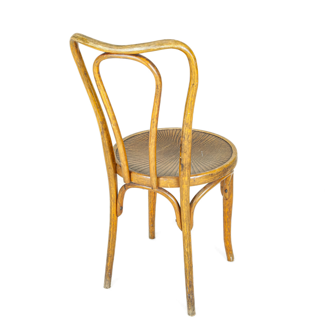 J&J KOHN Vintage Model 48 Bentwood Chair With Patterned Seat