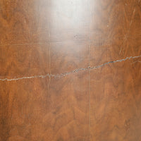Walnut Drawered Kidney Side Table