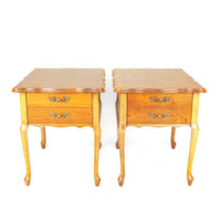KROEHLER Cherry End Tables Set of 2