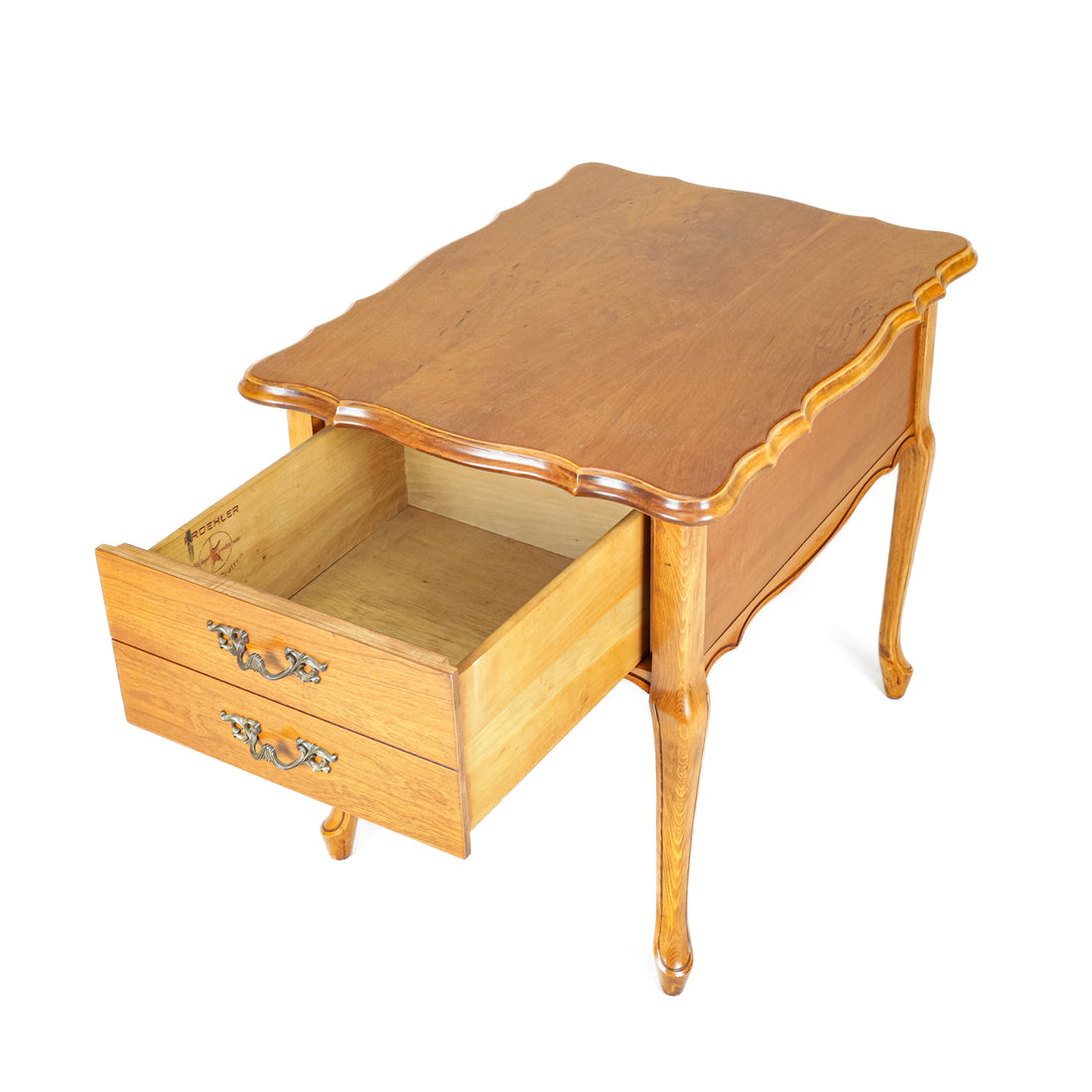 KROEHLER Cherry End Tables Set of 2