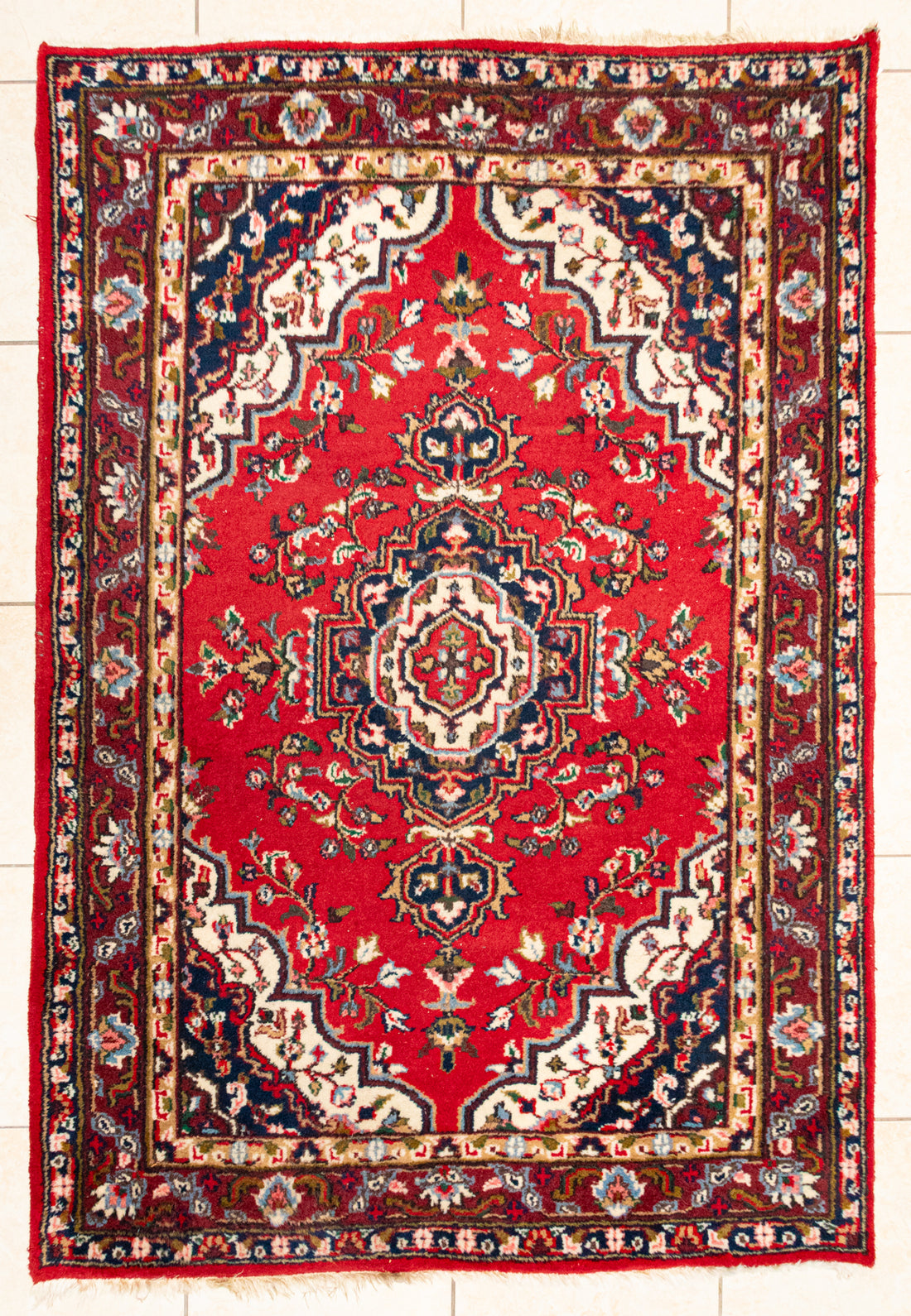 Hand Knotted Wool Persian Style Rug