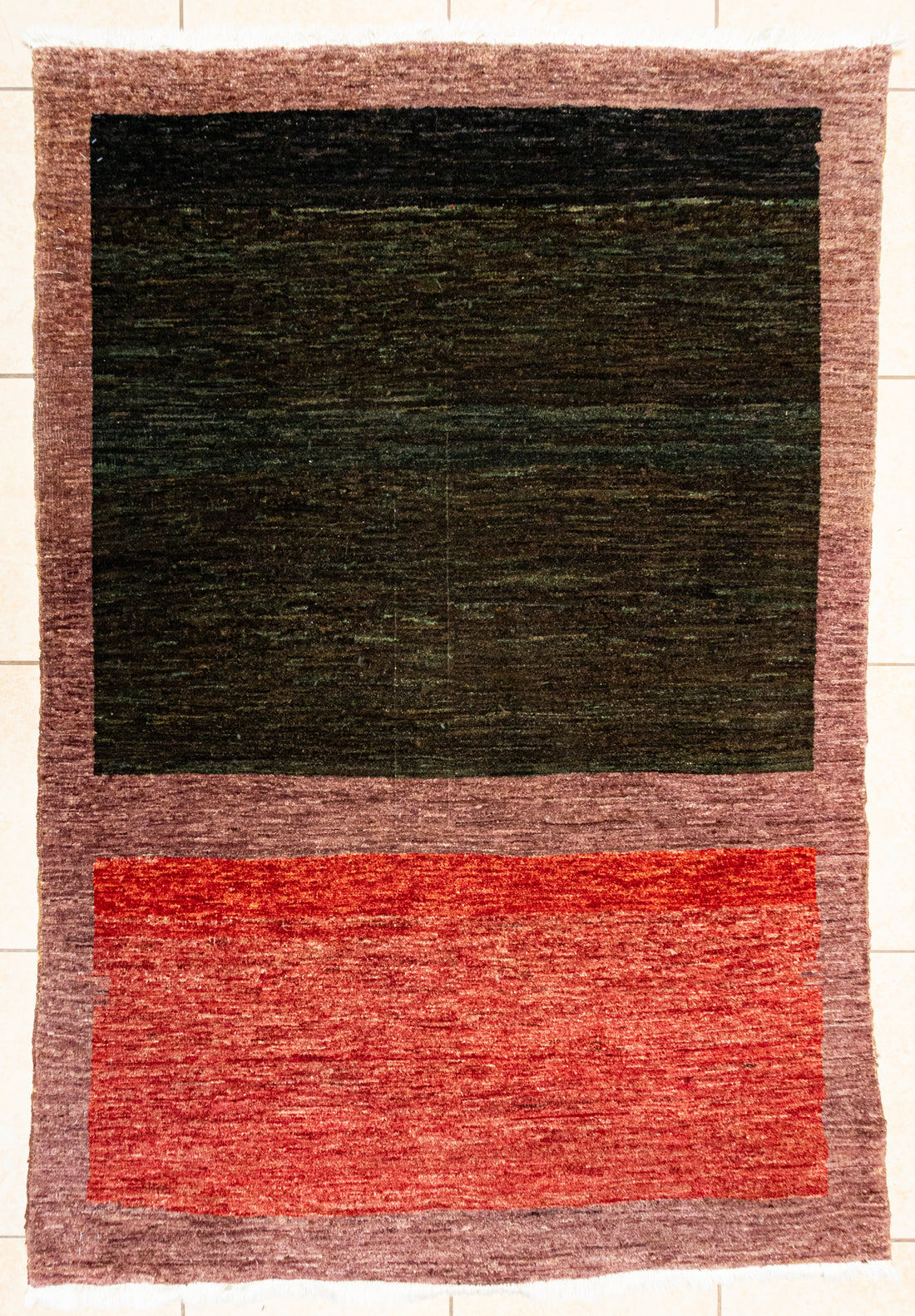 Hand Knotted Wool Gabbeh Rug