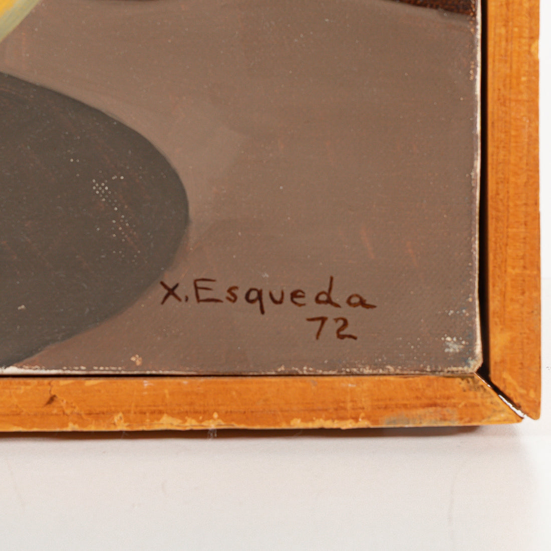 Xavier Esqueda (Mexican 1943) "La Lupa" Oil On Canvas