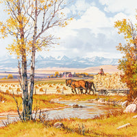 George A. Horvath (Canadian 1933) "Riverside Harvest"