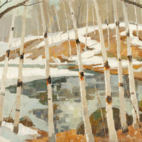 Tom Roberts Canadian(1909-1998) "Spring Ice At Speyside"