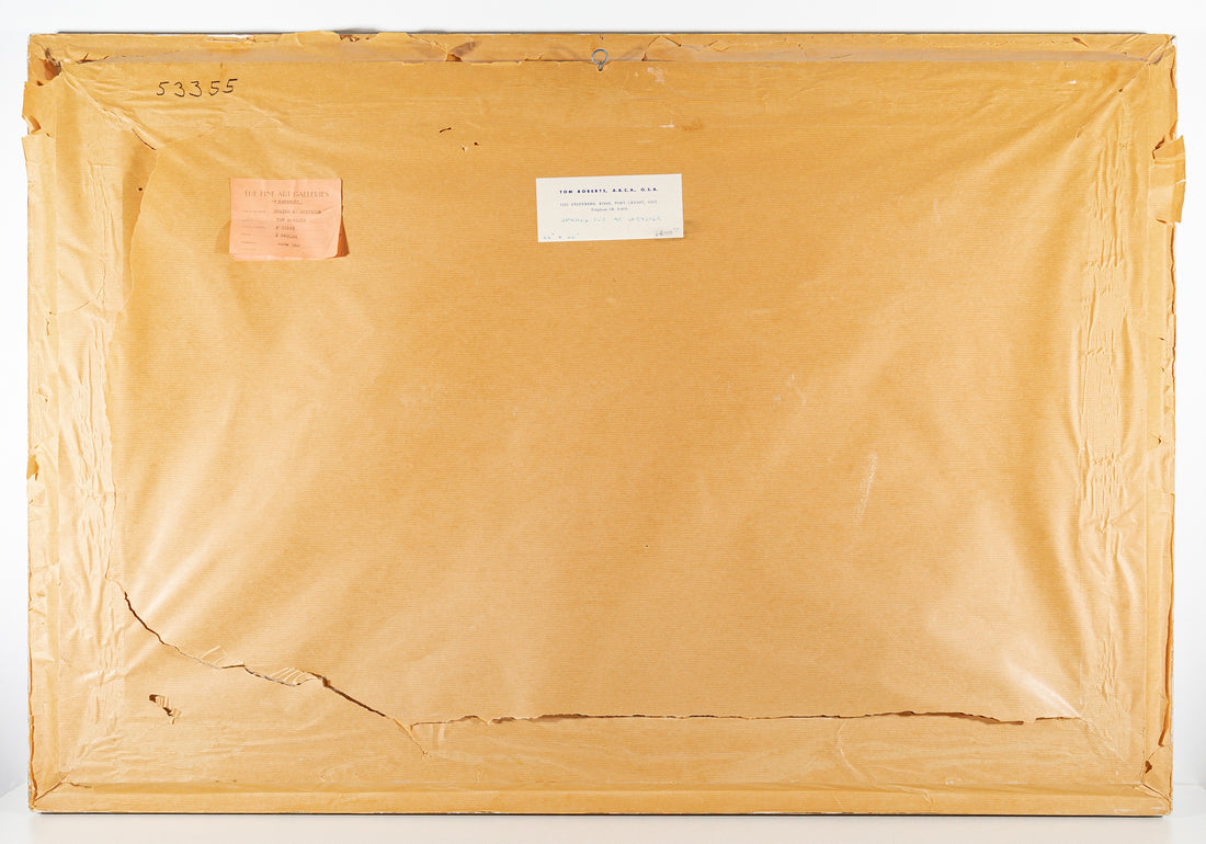 Tom Roberts Canadian(1909-1998) "Spring Ice At Speyside"